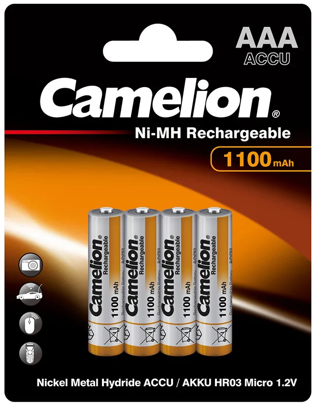 Аккумулятор Camelion 4xAAA 1100 mAh  детальное изображение - 1