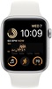 Смарт-часы Apple Watch SE 2022 44 мм, Silver Aluminum Case with White Sport Band, Серебристый/Белый вариант - 2