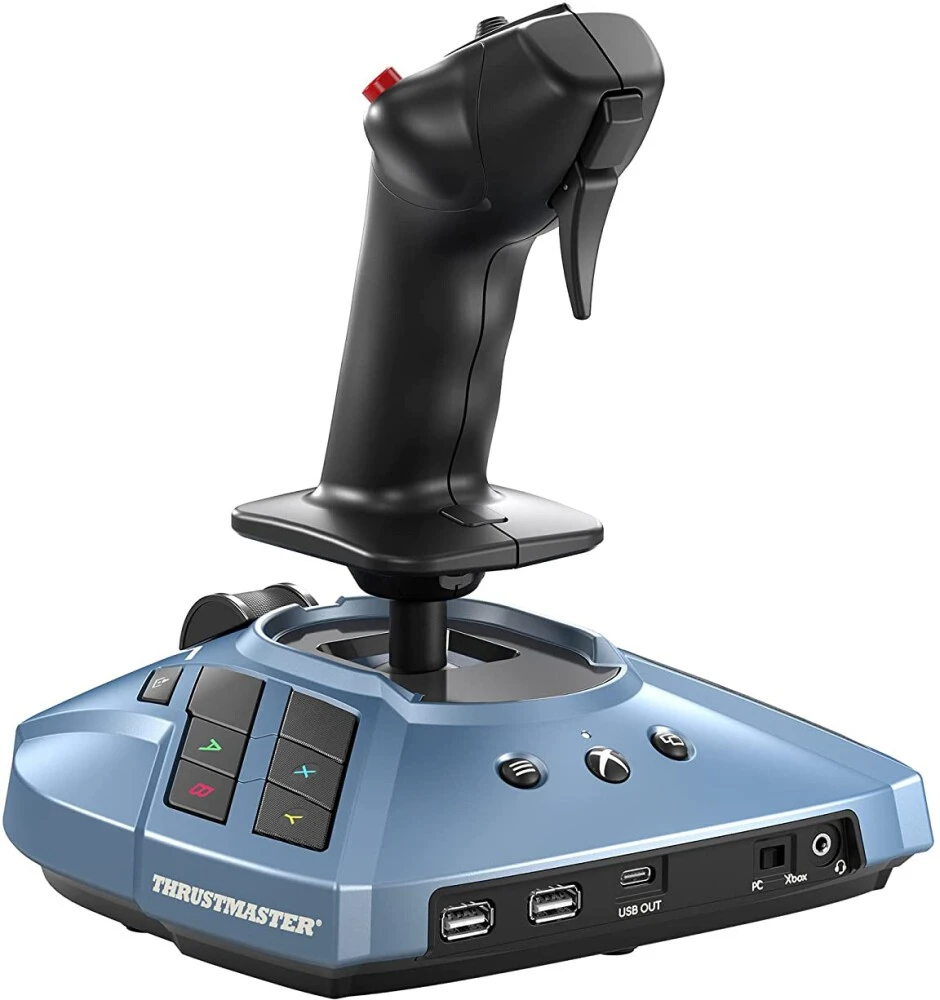 Джойстик ThrustMaster TCA Sidestick X Airbus Edition, Черный/Голубой детальное изображение - 2