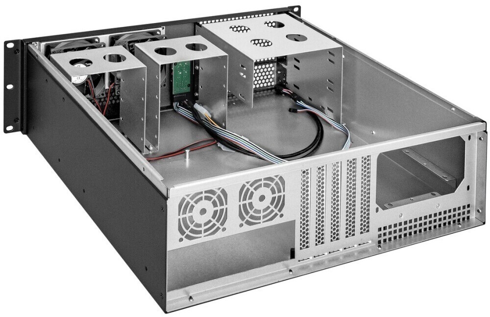 Серверный корпус ExeGate Pro 3U390-08, без БП, Черный детальное изображение - 3