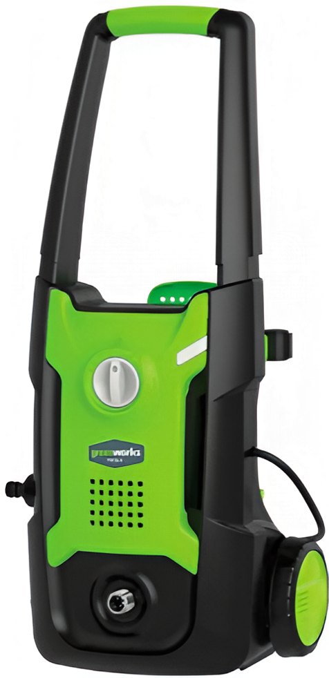Автомойка GREENWORKS GPWG3II, 1.7 кВт, 120 бар, Зеленый детальное изображение - 1