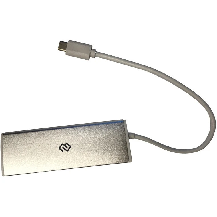USB-концентратор Digma HUB-4U3.0-UC-G, Черный детальное изображение - 1