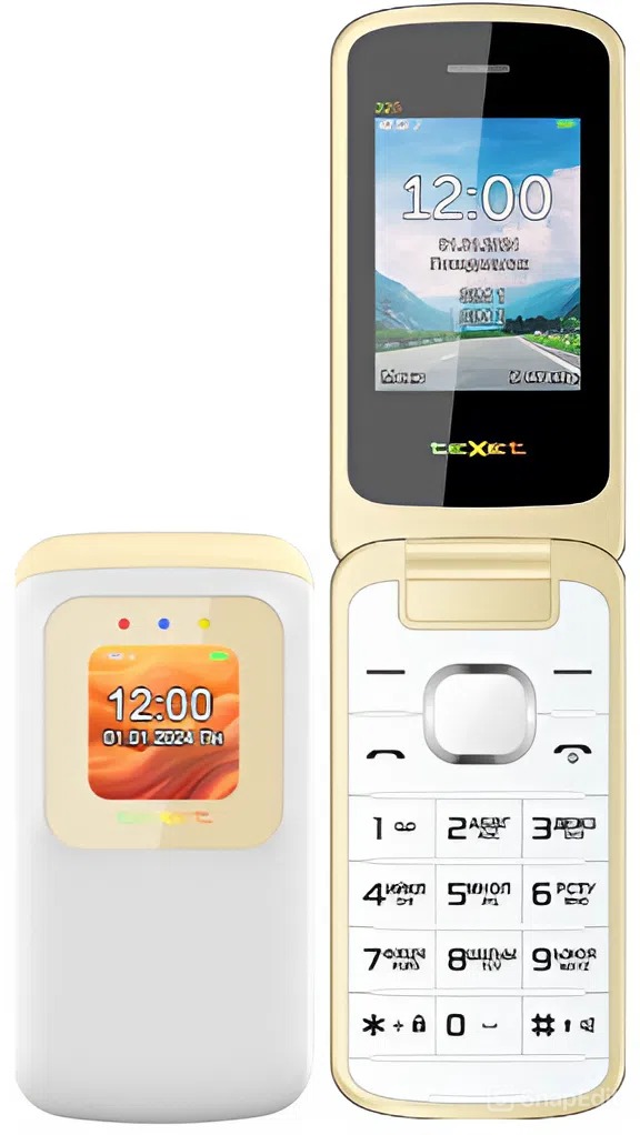 Мобильный телефон Texet TM-325, 32 Мб, Черный, Dual micro-SIM детальное изображение - 3