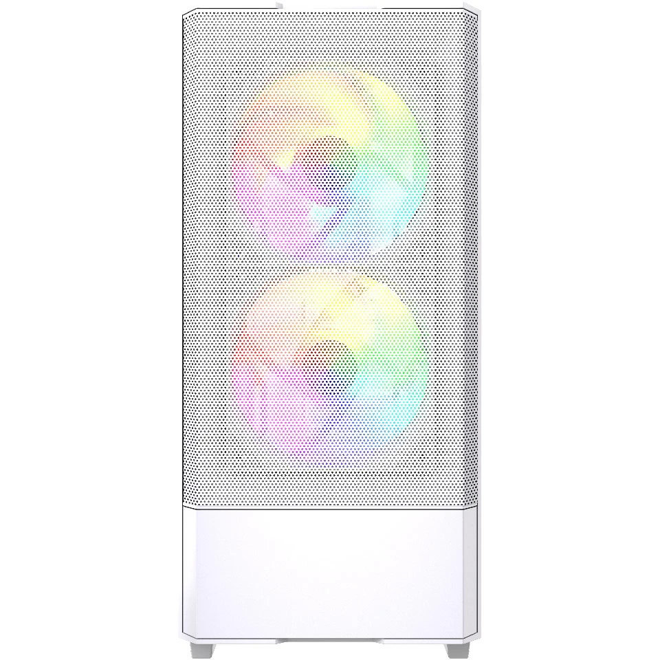 Корпус Powercase Mistral AY3W ARGB, Белый детальное изображение - 2