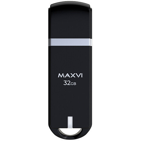 USB Flash накопитель MAXVI P3 32 ГБ, черный детальное изображение - 3