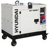 Генератор дизельный с воздушным охлаждением HYUNDAI DHY 14000SE-T, в кожухе, 10 кВт, Белый вариант - 3