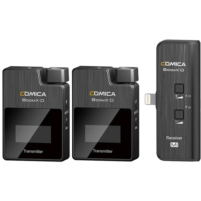 Радиосистема CoMica BoomX-D-Mi2 (RX Mi + 2TX), Черный №1