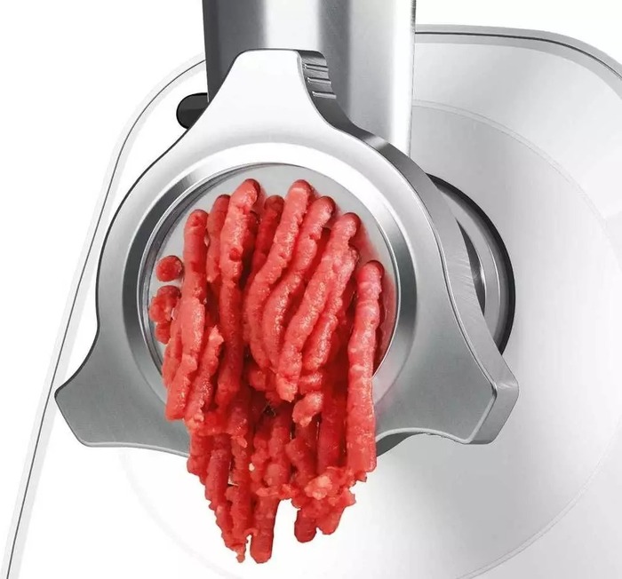 Мясорубка Bosch Smart Power MFW2500W, Белый №6