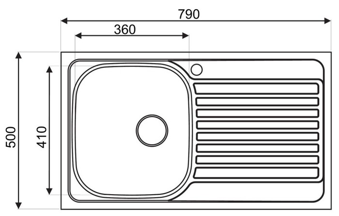 Кухонная мойка ASIL AS 113  №3
