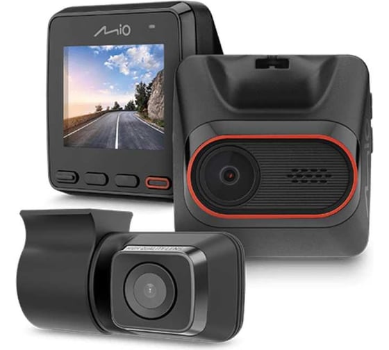 Видеорегистратор MIO mivue MIO-MIVUE-C420D, 2-х канальный, 1920x1080 Full HD dpi, MicroSD, 128 ГБ, Черный детальное изображение - 1
