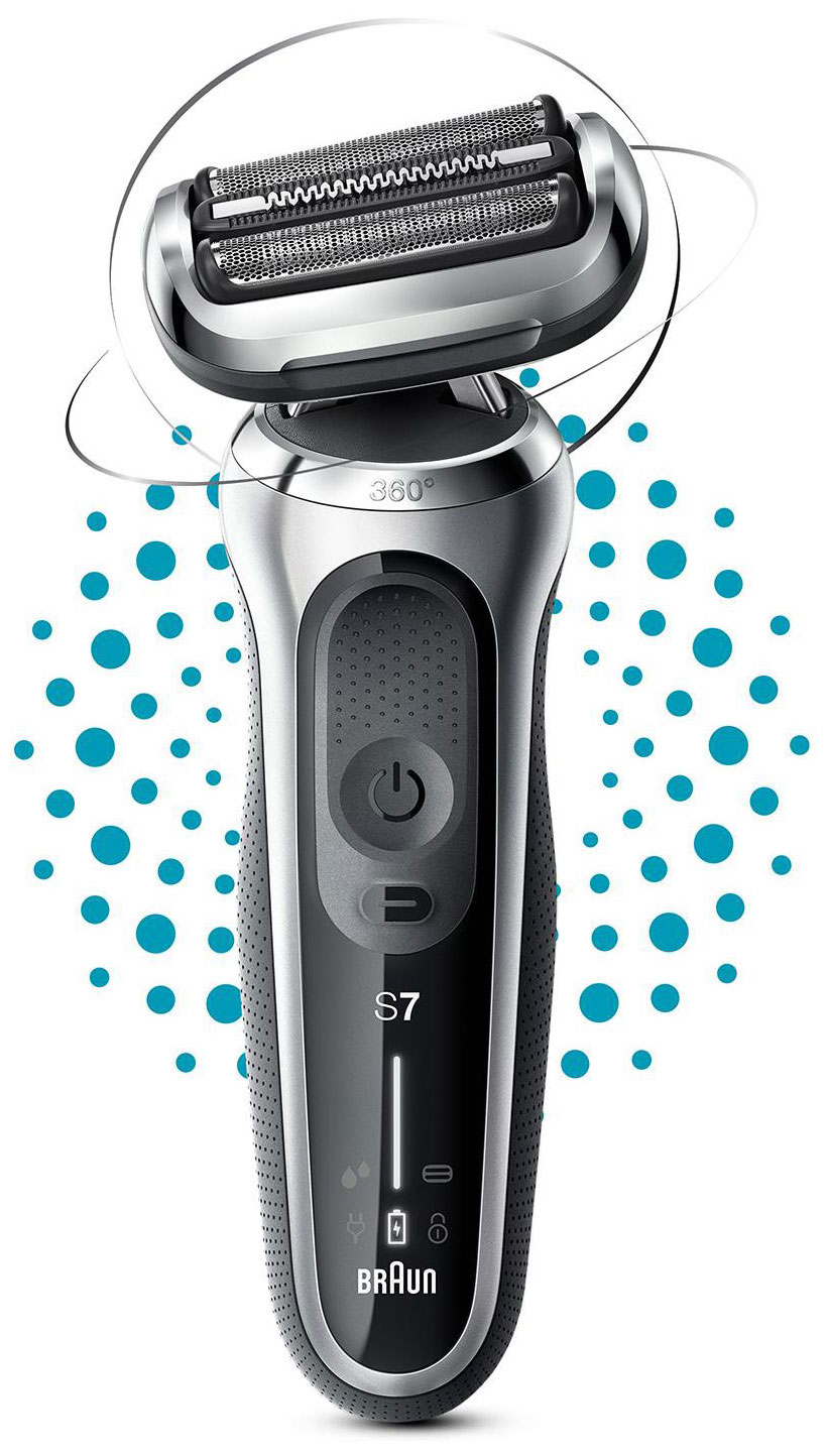 Электробритва Braun S7 71-S1000s, Серебряный детальное изображение - 1