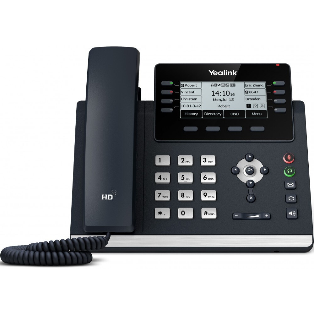 VoIP-телефон Yealink SIP-T43U, Черный детальное изображение - 3