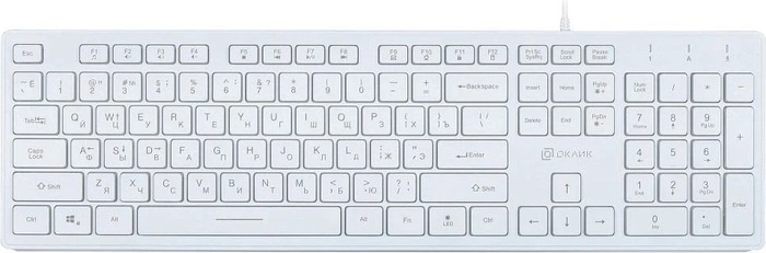 Клавиатура Oklick 550ML, Белый №2
