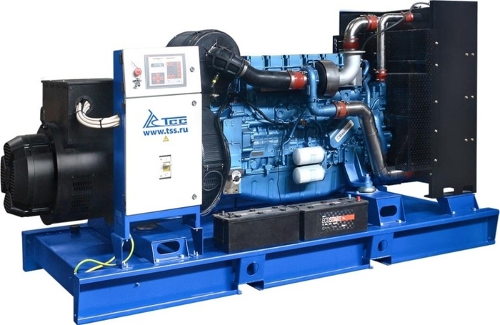 Генератор дизельный ТСС АД-360С-Т400-1РМ19 (TTD 500TS) 046800, открытый, 360 кВт, Синий №1