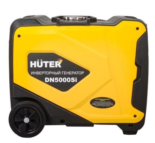 Генератор бензиновый HUTER DN5000Si 64/10/9, 4 кВт, Желтый детальное изображение - 4