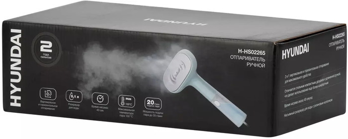 Отпариватель Hyundai H-HS02265, Мятный/белый №10
