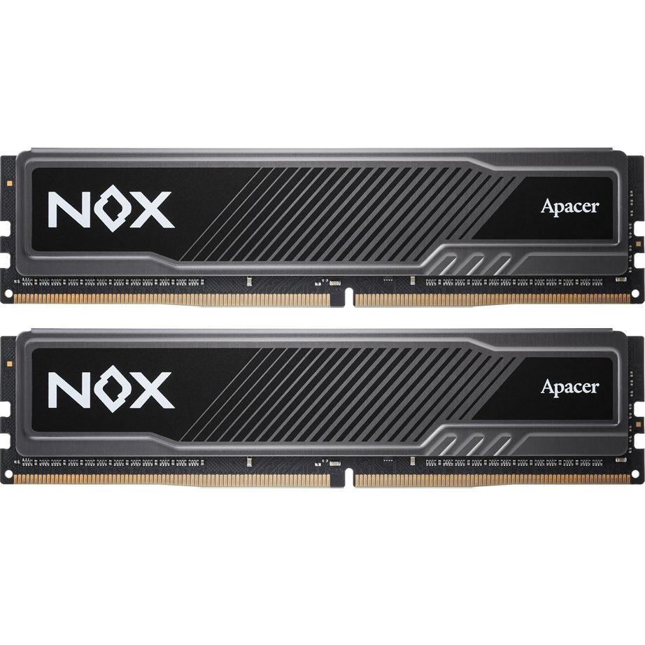Оперативная память Apacer NOX Black DDR4 2666MHz, AH4U32G26C08YMBAA-2, 2x16 Гб KIT, 32 Гб детальное изображение - 1