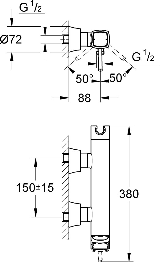 Смеситель Grohe Grandera 23316000 детальное изображение - 2