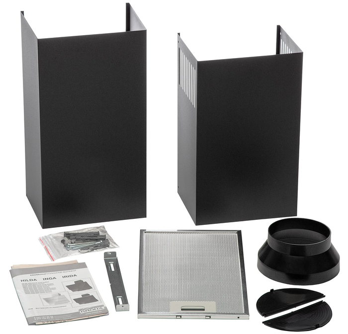 Вытяжка Krona INGA 600 black sensor, Черный №5