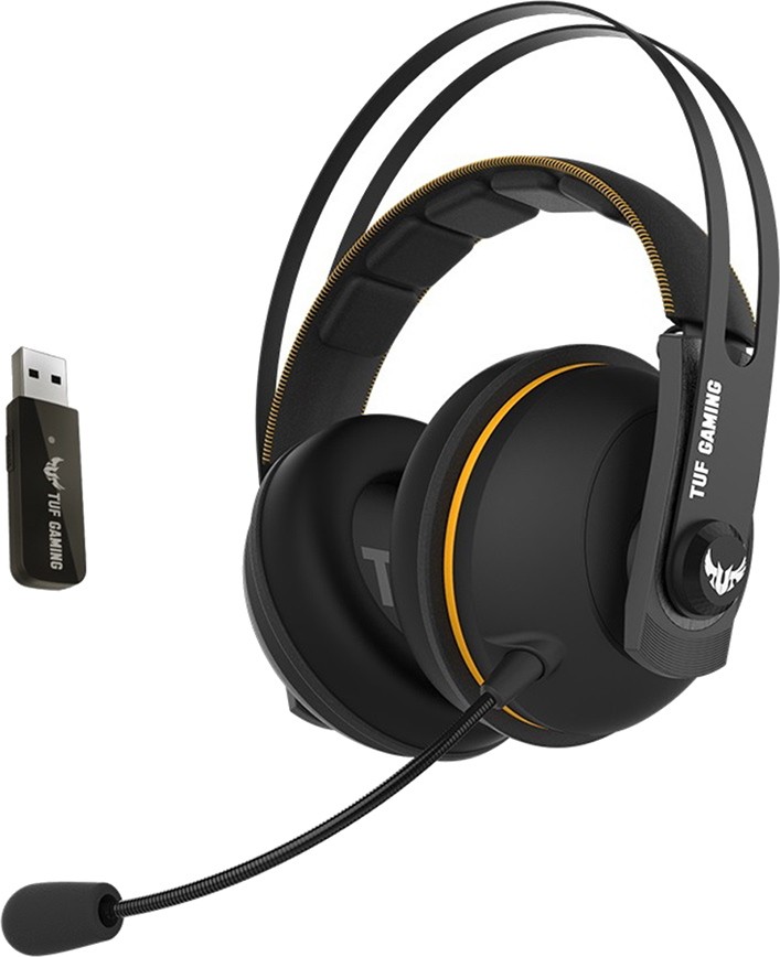 Наушники Asus TUF Gaming H7 Wireless, Черный детальное изображение - 2