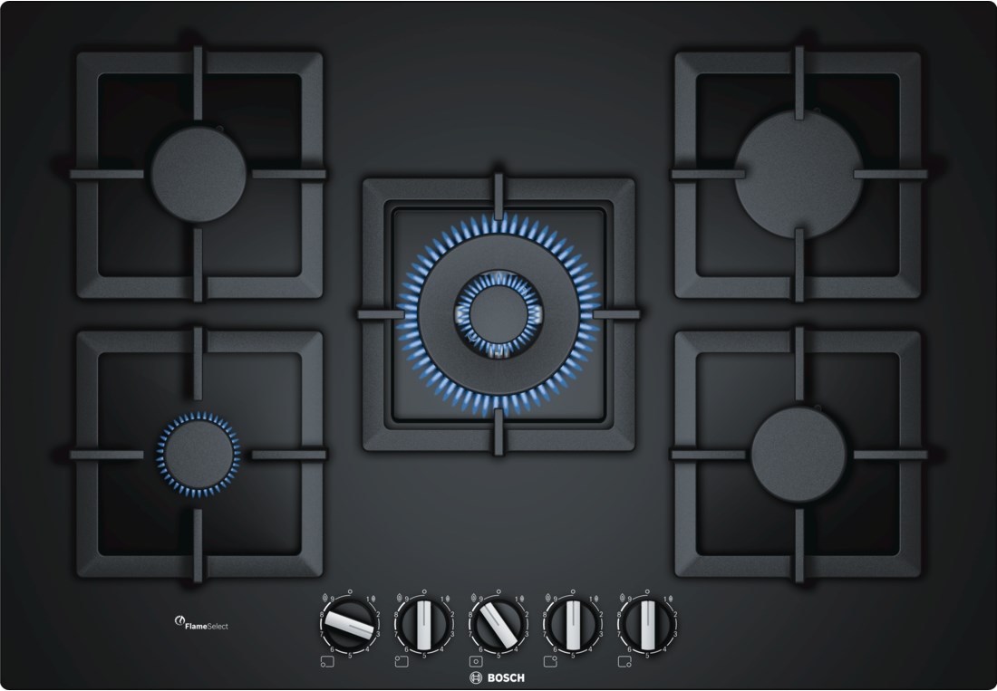 Варочная поверхность Bosch PPQ 7A6 B20, Черный детальное изображение - 1