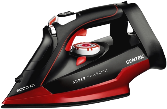 Утюг Centek CT-2359, Черный/Красный детальное изображение - 1