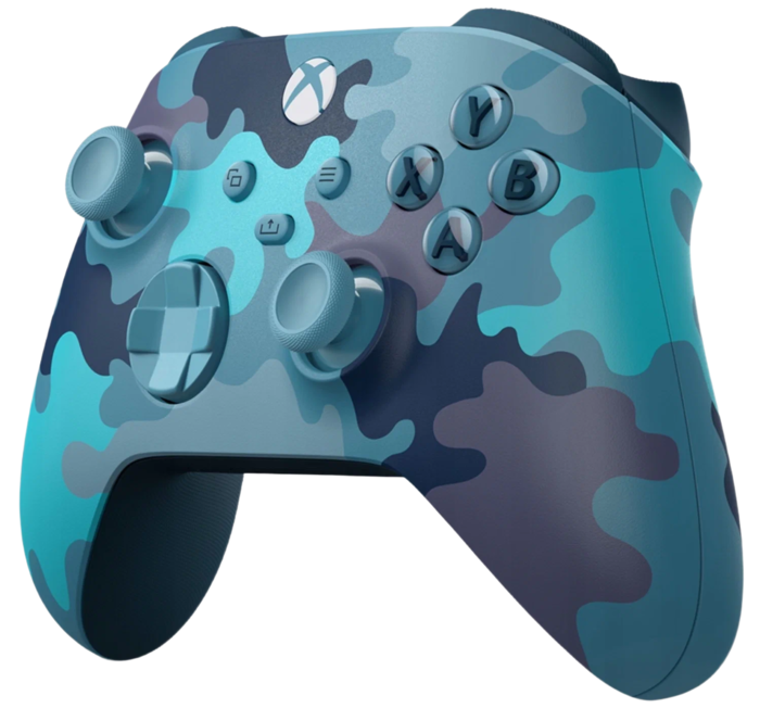 Геймпад Microsoft Xbox Series, Камуфляжный/Голубой №3