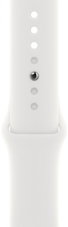 Смарт часы Apple Watch 8 Silver Aluminum Case with Sport Band 41 мм, Серебристый детальное изображение - 3