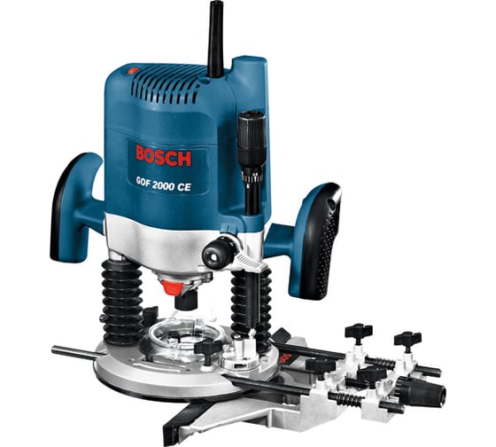 Вертикальная фрезерная машина Bosch GOF 2000 CE Professional 0.601.619.708, 2000 Вт, Голубой детальное изображение - 1
