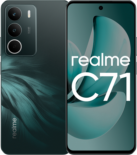 Смартфон Realme C71 8/256 Гб, Белый, Dual nano-SIM детальное изображение - 2