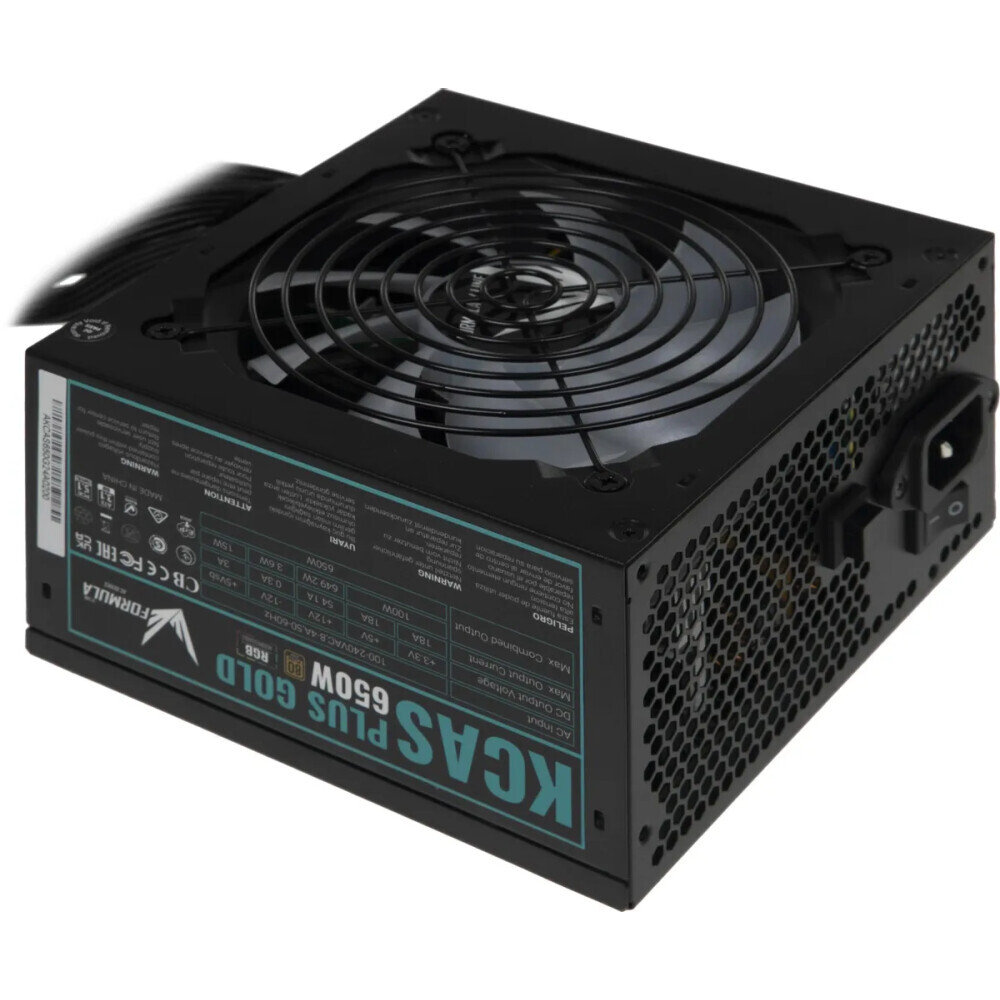 Блок питания Formula KCAS-650G PLUS Gold, 650 Вт детальное изображение - 2