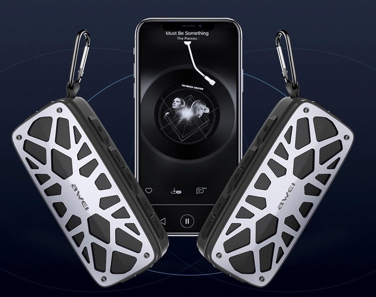 Портативная колонка Awei Y330, Черная детальное изображение - 5