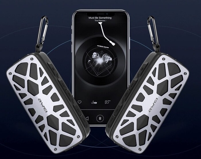 Портативная колонка Awei Y330, Черная №5