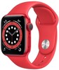 Умные часы Apple Watch Series 6 40 мм, GPS, Red Aluminium Case with Red Sport Band, Красный вариант - 1