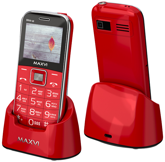 Мобильный телефон MAXVI B6ds up, 32 Мб, Черный, Dual mini-SIM детальное изображение - 1