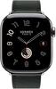 Смарт-часы Apple Watch Hermes Series 10 42 мм, Silver Titanium Case with Gold Single Tour, Серебристый/Коричневый вариант - 2