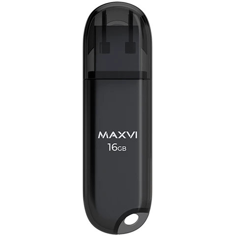 USB Flash накопитель MAXVI P1 16 ГБ, черный детальное изображение - 2