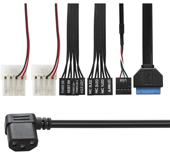 Серверный корпус ExeGate Pro 3U450-09/1100RADS, 1100 Вт, Черный №9