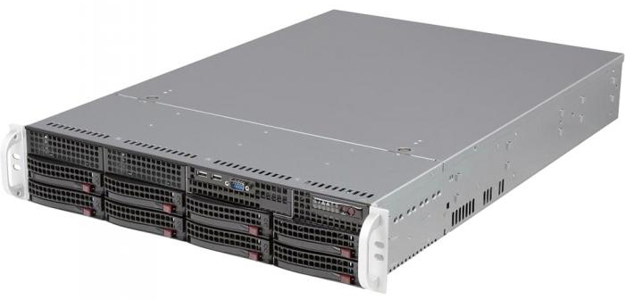 Серверный корпус SuperMicro CSE-825TQC-R802LPB, 800 Вт, Черный детальное изображение - 1