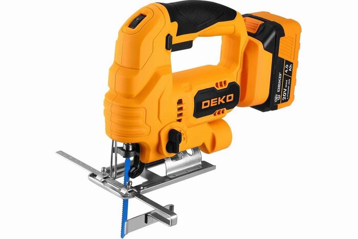 Лобзик DEKO DKJS20E 083-1124, 1x4.0Ач, 20В №1