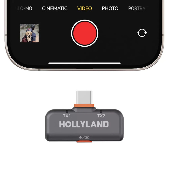 Радиосистема Hollyland Lark M2S Combo, Черный №8