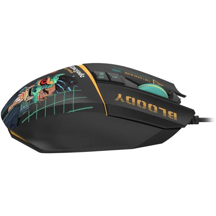 Мышь Bloody W63 Max Renegade, рисунок, Черный №7