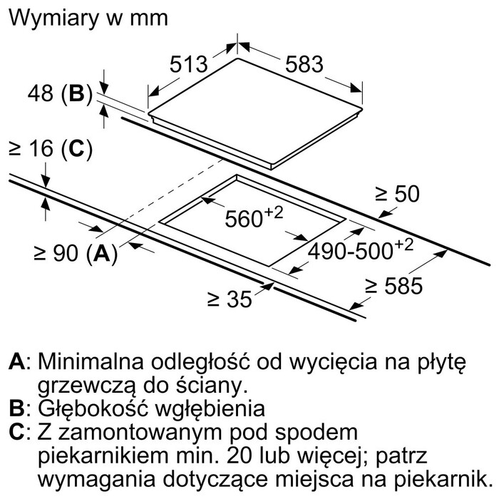 Варочная поверхность Bosch PKE 645 BB2E, Черный №5