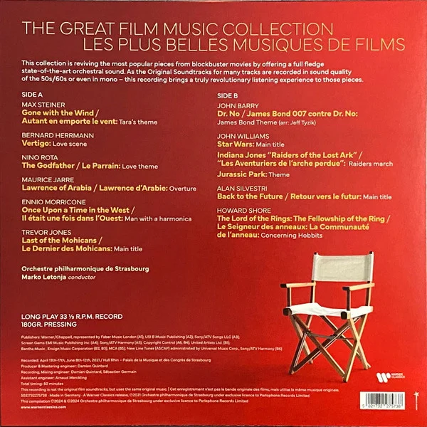 Виниловая пластинка Various Artists Cinema Classics – Iconic Film Scores LP детальное изображение - 2