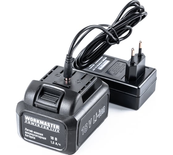 Аккумуляторная дрель-шуруповерт WorkMaster АШ-18ЛМ, 18 В, 28 Нм, 1,5 А·ч детальное изображение - 4