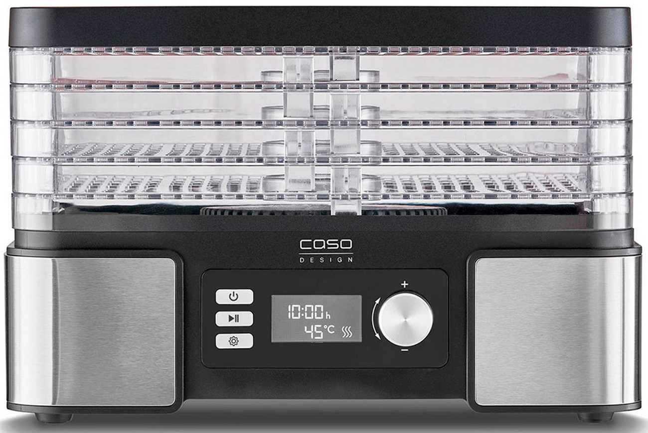 Сушилка для овощей и фруктов Caso DH 450, 450 Вт, Серебристый детальное изображение - 1
