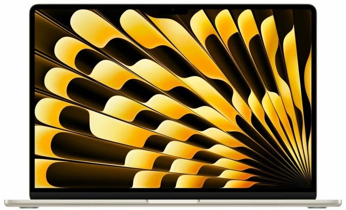 Ноутбук Apple MacBook Air 15 2024, RAM 8 ГБ, Starlight, SSD 256 ГБ, Apple graphics 10-core №1