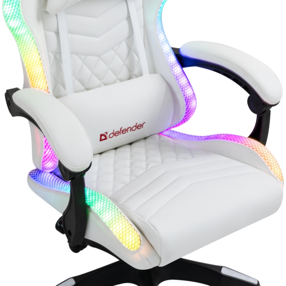 Игровое кресло Defender Core, Белый детальное изображение - 9
