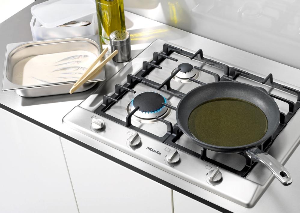 Газовая варочная панель Miele KM 2010, Серебристый детальное изображение - 4