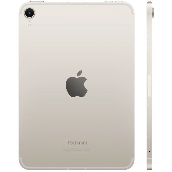 Планшет Apple iPad mini 2024 128 ГБ, Сияющая звезда, Wi-Fi+Cellular детальное изображение - 2